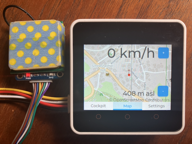 OpenStreetMap on an M5STACK CORE2 SoC